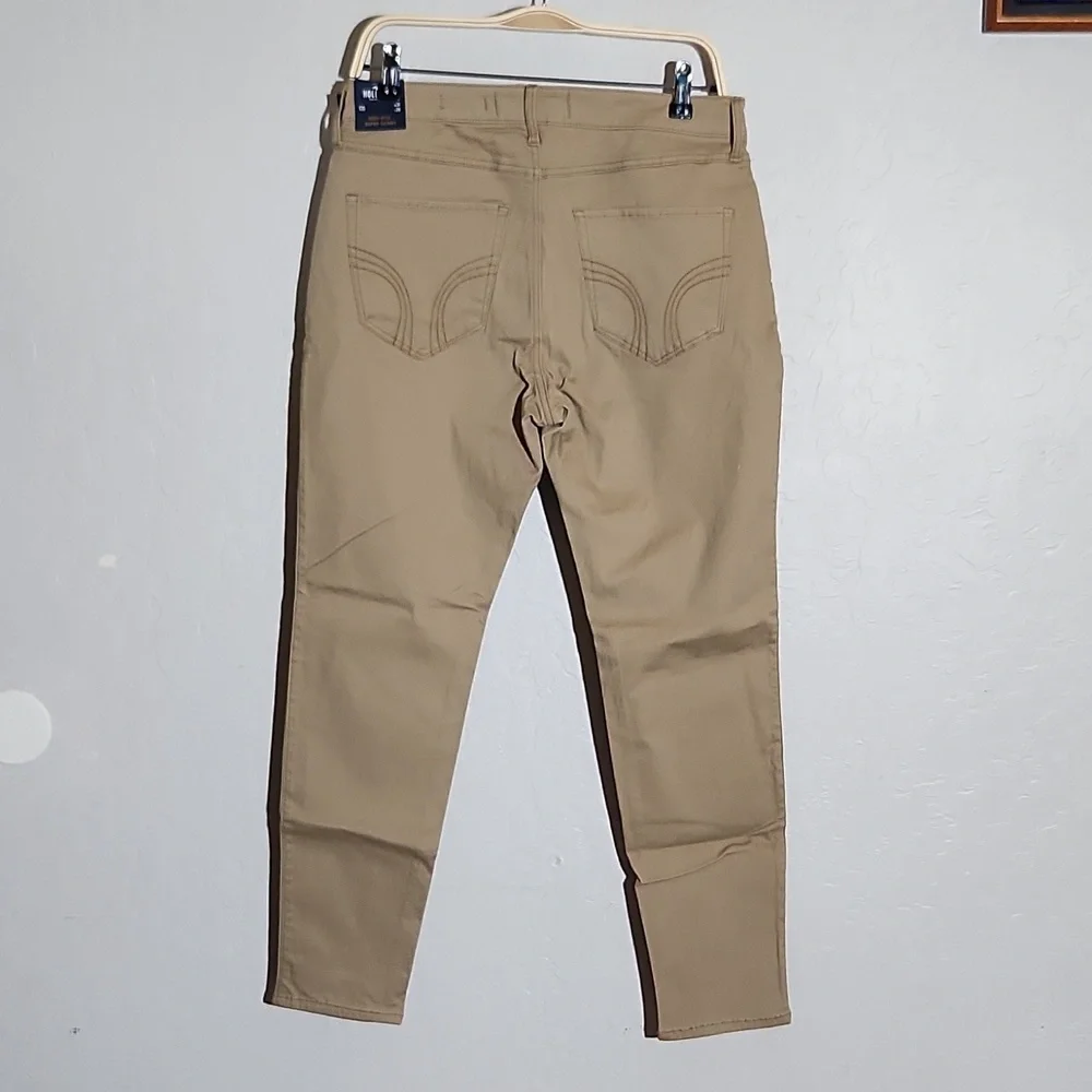 HOLLISTER 13S w31 High Rise Super Skinny Khaki Beige Pants
